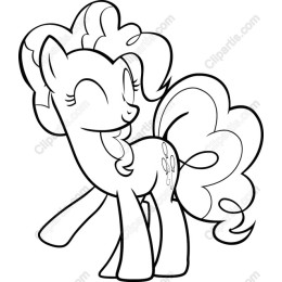Cute Pony Outline