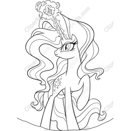 Enchanting Unicorn Line Art