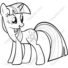 Cheerful Pony in and