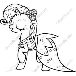 Charming Floral Pony