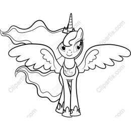 Whimsical Unicorn Pony