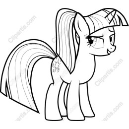 Cute Cartoon Pony