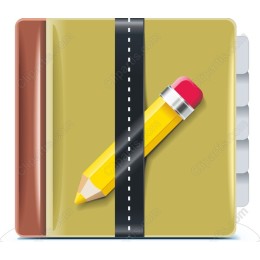 Vibrant Notebook with Pencil