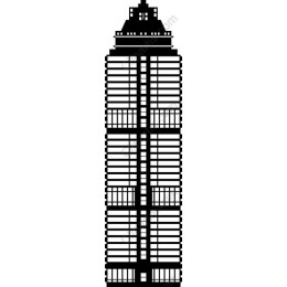 Black and White Skyscraper