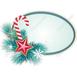 Festive Candy Cane and Star Holiday