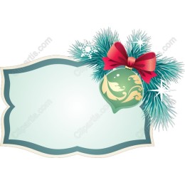 Christmas Ornament with Customizable Frame