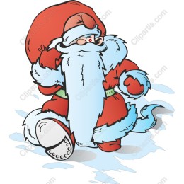 Cheerful Santa Claus