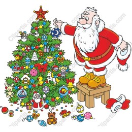 Jolly Santa Claus Christmas Tree