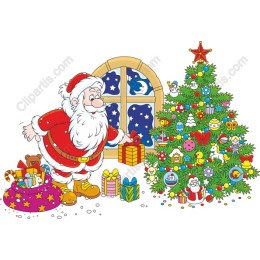 Whimsical Santa Claus Christmas