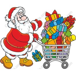 Santa Claus Holiday Shopping