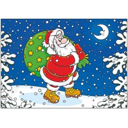 Cheerful Santa Claus