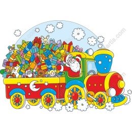 Joyful Santa Train
