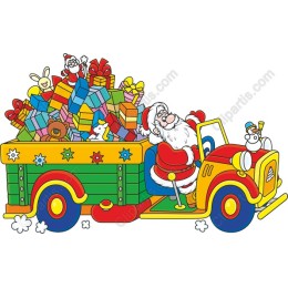 Santa's Festive Gift Truck