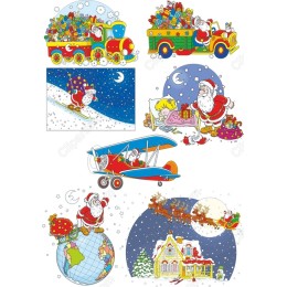 Santa Claus Bundle - Holiday Clipart Set
