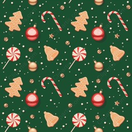 Whimsical Christmas Pattern