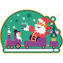 Santa Claus Holiday Train