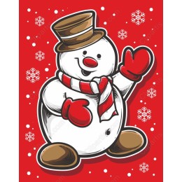 Cheerful Snowman