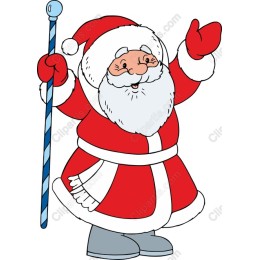 Cheerful Santa Claus