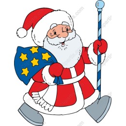 Cheerful Santa Claus