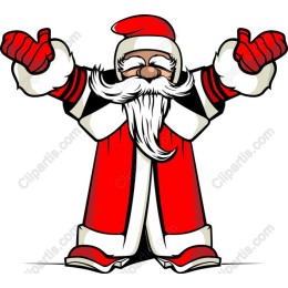 Cheerful Santa Claus