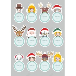 Festive Character Clipart Bundle