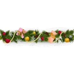 Festive Greenery and Ornaments