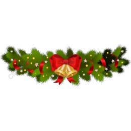 Festive Christmas Garland with Bells