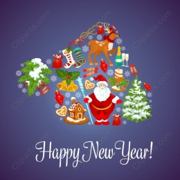 Happy New Year Festive