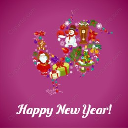 Happy New Year Festive