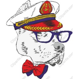 Whimsical Dog Captain
