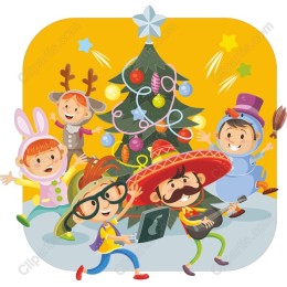 Festive Children Christmas