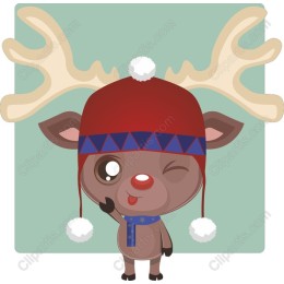 Playful Reindeer