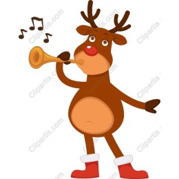 Cheerful Christmas Musician