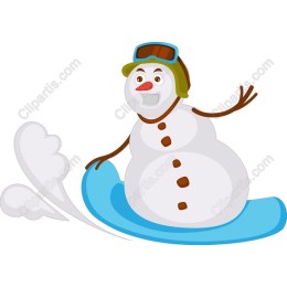 Snowboarder Snowman