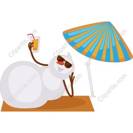 Chillaxing Snowman