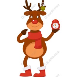 Cheerful Christmas Reindeer