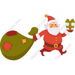 Cheerful Santa Claus