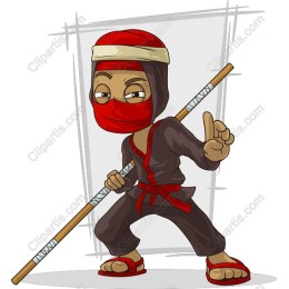 Dynamic Young Ninja