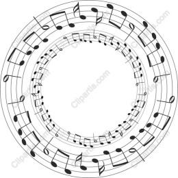 Music Note Circular