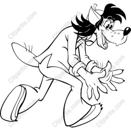 Playful Cartoon Wolf