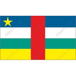 Central African Republic Flag