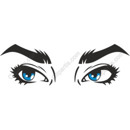 Expressive Blue Eyes