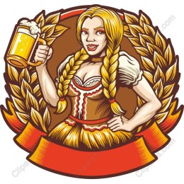 Bavarian Beer Maiden