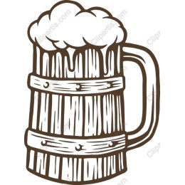 Charming Rustic Beer Mug