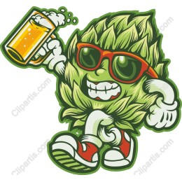 Cheerful Hop Character
