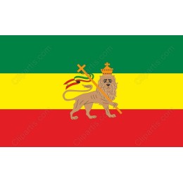 Lion of Judah Ethiopian Flag