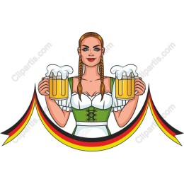 German Beer Maiden