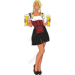 Bavarian Beer Maiden