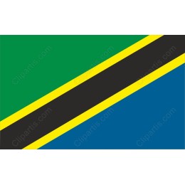Tanzanian Flag