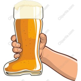 Cheerful Beer Boot